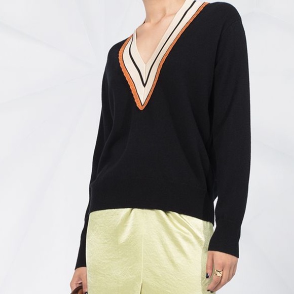 Colle V-neck jumper T1/S - Picture 1 of 12